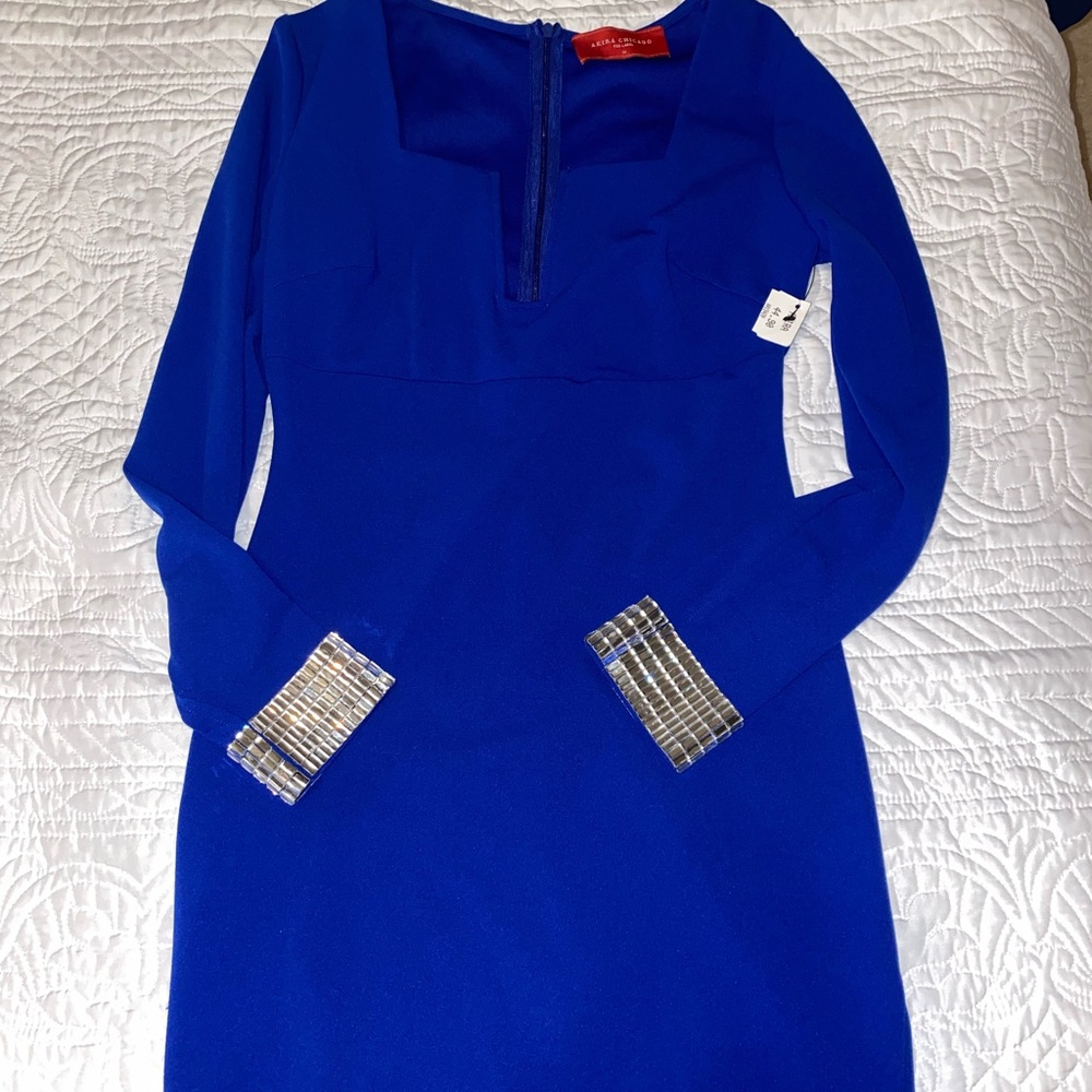 Royal blue Akira mini dress